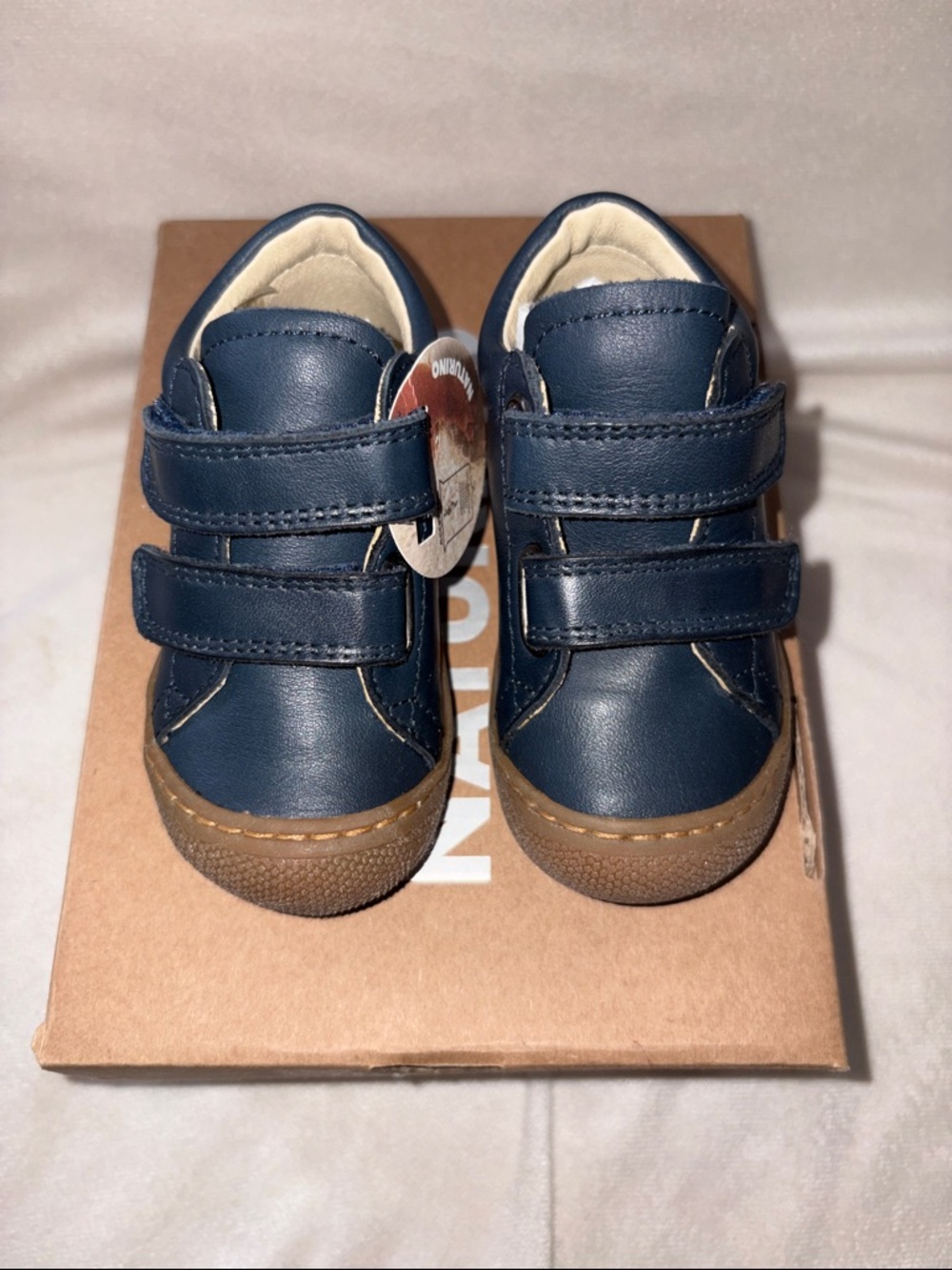 NWT NATURINO COCOON VL Leather first step shoes in Navy - Picture 9 of 15